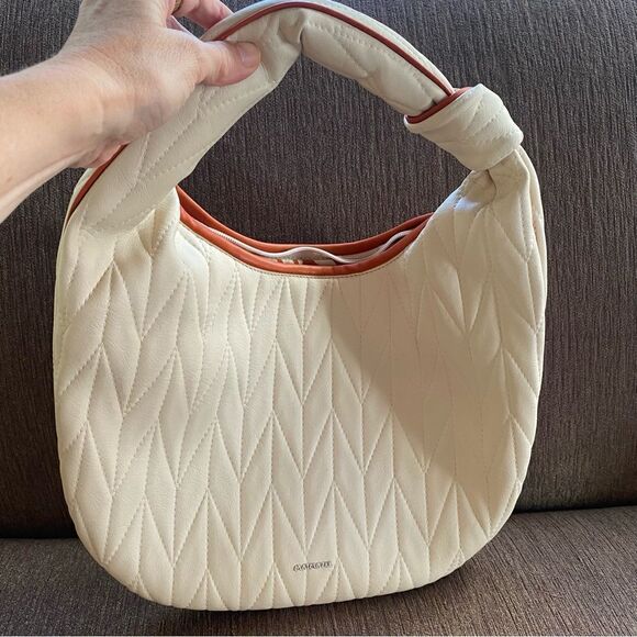 Matmazel cream colored texture purse - Picture 8 of 9